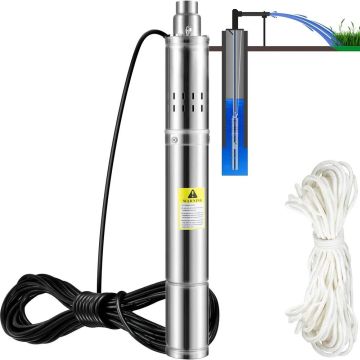 Giluminis nerūdijančio plieno panardinamasis siurblys, 550 W, 35 l/min, 108 m galvutė, IP68