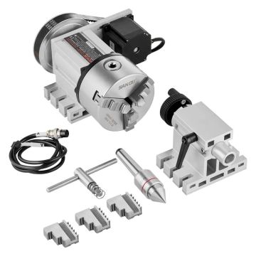 Dalijimo galvutė K11 100 mm 3 žandikaulių griebtuvas CNC frezavimo staklėms MT2