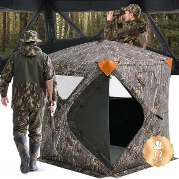 Прозрачная штора для охоты, 270°, 3 окна, для 1-2 человек.