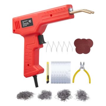 Plastikinio suvirinimo aparatas, 100W su 800 karštais kabliais, LED