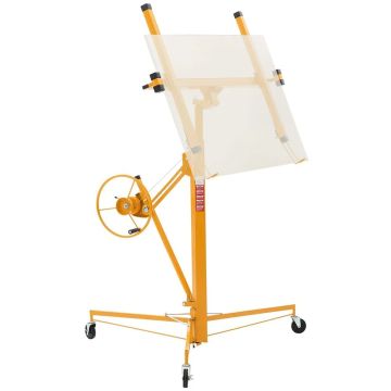 Gipso kartono keltuvas 3353 mm, tvirtas, reguliuojama rankena, geltonas