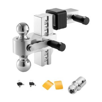 Регулируемое буксировочное устройство с шаровым шарниром, шары 6 дюймов, 1-7/8"-2-5/16" дюйма, максимальная грузоподъемность 15 000 фунтов.