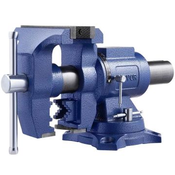 Spaustuvai 165 mm, 6,5" žandikaulio plotis, 5" atsidarymas, ketaus, metalo apdirbimui