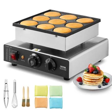 Olandiška elektinė blyninė „poffertjes“, 9 vnt., 76 mm, nerūdijantis plienas