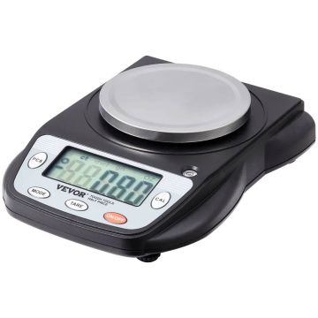 Analitinės laboratorinės svarstyklės, 600 g x 0,01 g, LCD ekranas