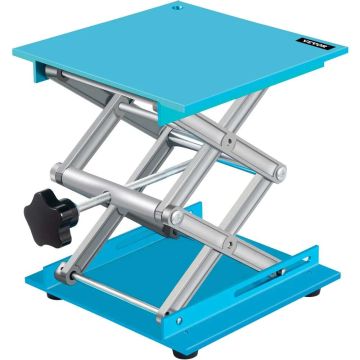 Aliumininis laboratorinis domkrato stovas 8x8 colių, 40 kg keltuvas