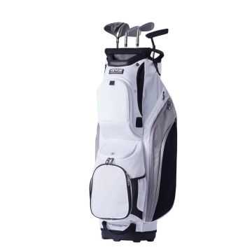 Golfų krepšys nailoninis, 36 colių, 14 skyrių, baltas