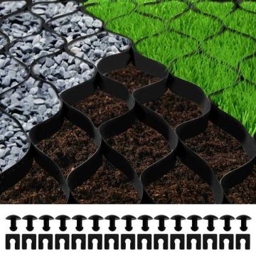 Geotekstilinis grunto tinklelis, 50,8 mm, 855 kg apkrova, stabilizavimui