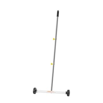 Magnetinė šluota su ratukais, 43 cm, reguliuojama rankena