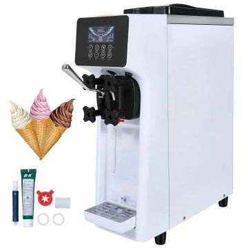 Komercinis ledų aparatas, 10 l/val, 4 L bunkeris, LCD ekranas