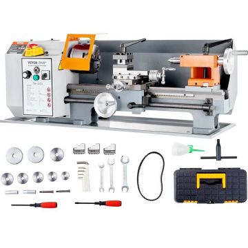 Metalo tekinimo staklės 7" x 13,78", 500W, 0–2200 aps./min