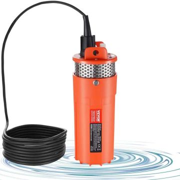 Saulės energija varomas 12 V panardinamas giluminis vandens siurblys, 96 W, 6 l/min