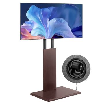 Universalus stalinis televizoriaus stovas 32–70", pasukamas, reguliuojamas aukštis, iki 40 kg, su maitinimo laikikliu
