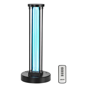 UV šviesos lempa 36 W su ozono valytuvu, laikmatis, nuotolinis valdymas, iki 37 m²