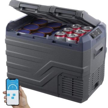 Automobilinis nešiojamas šaldytuvas-šaldiklis, 32 L, 12/24 V, dviejų zonų