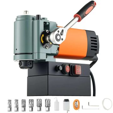 Žemo profilio magnetinės gręžimo staklės, 1300 W, 35 mm, nešiojamos