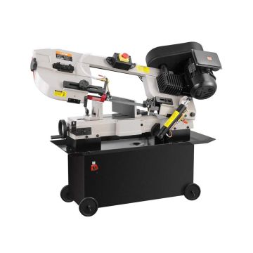 Horizontalus ir vertikalus juostinis pjūklas metalui, 178x305 mm, 220 V, 1,1 kW, kampo reguliavimas