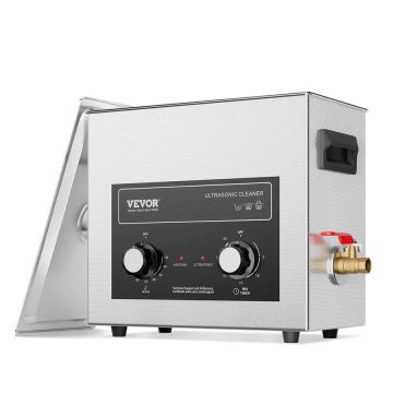 Ultragarsinis valiklis 6L su šildytuvo laikmačiu ir krepšeliu, 180W