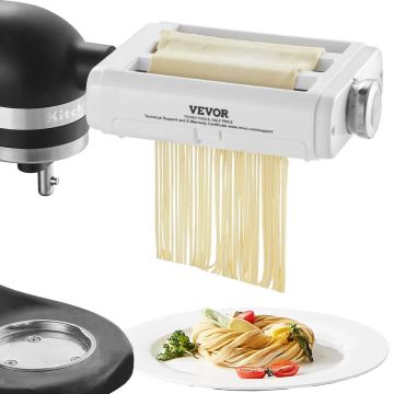 Makaronų priedas kitchenaid virtuviniam maišytuvui, nerūdijančio plieno rinkinys (3 vnt.)