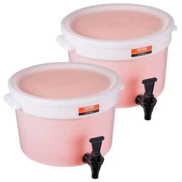 Gėrimų dozatorius su čiaupu, 3 galonų, plastikinis, 2 vnt. pakuotė
