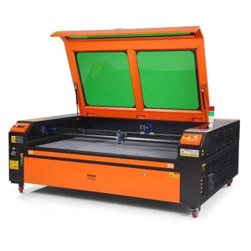 130 W CO2 lazerinis graviravimo ir pjovimo įrenginys, 89x140 cm, 500 mm/s