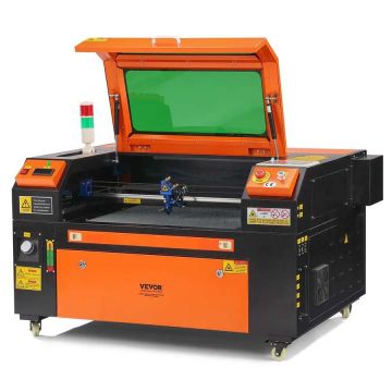 60 W CO2 lazerinis graviravimo ir pjovimo įrenginys, 41x61 cm, 500 mm/s