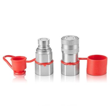 1/2" plokščio paviršiaus hidraulinės jungtys, 3/4" SAE greito prijungimo (ISO16028)