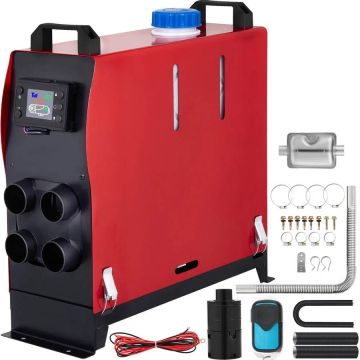 Dyzelinis 12V 5000W oro šildytuvas su LCD ir nuotolinio valdymo pultu