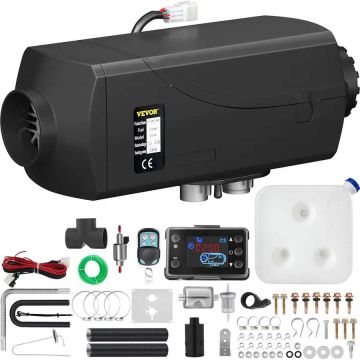 5 kW 12 V dyzelinis parkavimo šildytuvas su LCD jungikliu ir duslintuvu