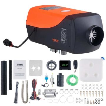 Dyzelinis 12V 8 kW oro šildytuvas su LCD ir nuotoliniu valdymu