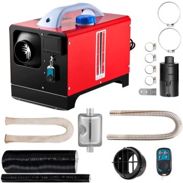 8 kW dyzelinis oro šildytuvas 12 V su LCD ekranu ir nuotoliniu valdymu