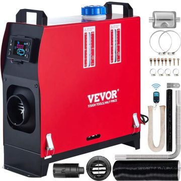 Dyzelinis oro šildytuvas 12 V, 8 kW su LCD ir pultu automobiliams