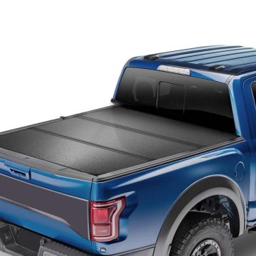 Трехсекционная крышка кузова для Ford F-150 2015–2024, черная, Styleside, 5,5 футов.