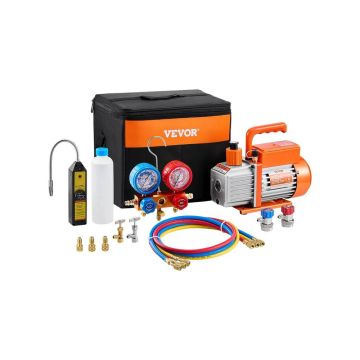 Vakuuminis siurblys ir matuoklio rinkinys HVAC oro kondicionieriui, 267 l/min
