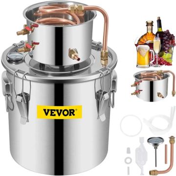 Moonshine distiliavimo rinkinys su vandens pompa, 12,5 L talpa