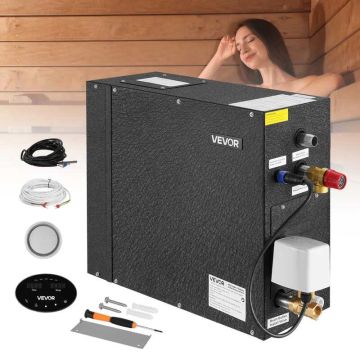Garo generatorius 7,5 kW su valdikliu, juodas, voniai ir SPA