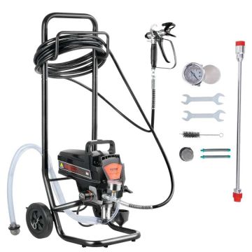 Stovinis beoris elektrinis dažų purkštuvas 950W 3000 PSI su vežimėliu