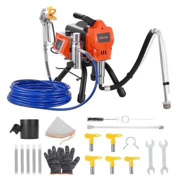 Stovinis beoris dažų purkštuvas 1500W, 3300 PSI, elektrinis dažų purškimo aparatas