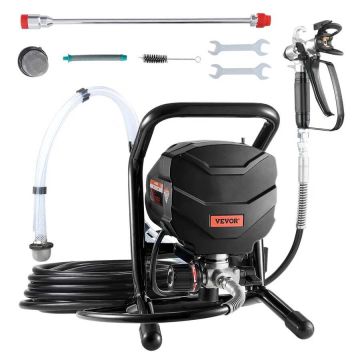 Stovinis elektrinis beoris dažų purkštuvas 650W 3000 PSI su prailginimo strypu ir valymo rinkiniu