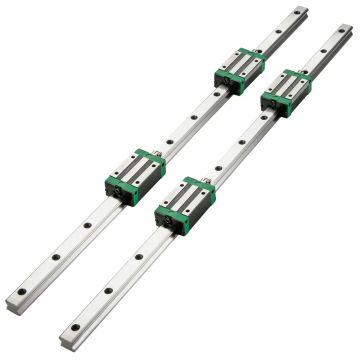 3 vnt. linijiniai bėgeliai su HSR20 guolių blokais, 2–167,6 cm, CNC staklėms