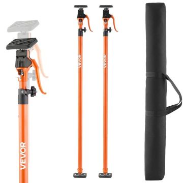 Plieniniai teleskopiniai spintelių atramos strypai, 125–291 cm, 2 vnt.