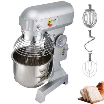 Pramoninis virtuvinis maišytuvas 15Qt, 600W, 3 greičiai, nerūdijančio plieno dubuo