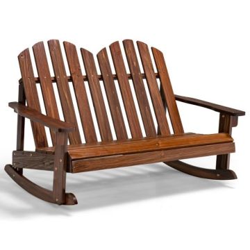 Children's outdoor rocking chair, two-seater, 86.36 × 69.85 × 68.58 cm