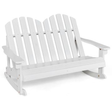 Children's outdoor rocking chair, two-seater, 86.36 × 69.85 × 68.58 cm