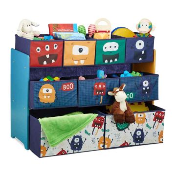 Vaikiška lentyna Relaxdays 10037750.0, 9 dėžės, 92,5 × 70 × 30 cm