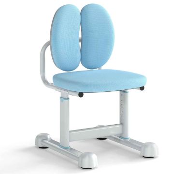 Children's desk chair, Adjustable, Blue, 48 × 39 × 68–76 cm