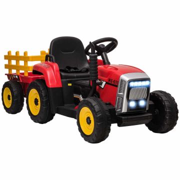 Детский электрический трактор Homcom 136,5x50x52,5см, разных цветов