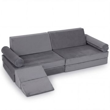 Vaikiškas modulinis sofos komplektas, 10 dalių, 151 × 99 × 44 cm