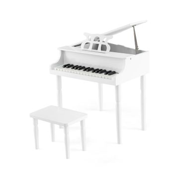 Vaikiškas pianinas, su atrama ir kojelėmis, 20 × 19 × 19 col