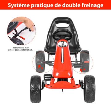 Children's kart, 39.4 × 23.2 × 24.4 inches